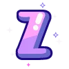 🔠 Эмодзи «violet» для Telegram
