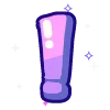🔠 Эмодзи «violet» для Telegram