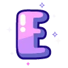 🔠 Эмодзи «violet» для Telegram