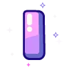 🔠 Эмодзи «violet» для Telegram