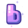 🔠 Эмодзи «violet» для Telegram
