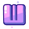 🔠 Эмодзи «violet» для Telegram