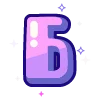 🔠 Эмодзи «violet» для Telegram