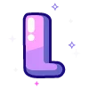 🔠 Эмодзи «violet» для Telegram