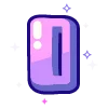 🔠 Эмодзи «violet» для Telegram