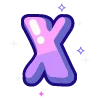 🔠 Эмодзи «violet» для Telegram