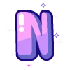 🔠 Эмодзи «violet» для Telegram
