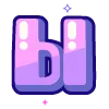 🔠 Эмодзи «violet» для Telegram