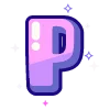 🔠 Эмодзи «violet» для Telegram
