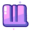 🔠 Эмодзи «violet» для Telegram