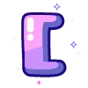 🔠 Эмодзи «violet» для Telegram