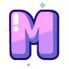 🔠 Эмодзи «violet» для Telegram