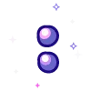🔠 Эмодзи «violet» для Telegram