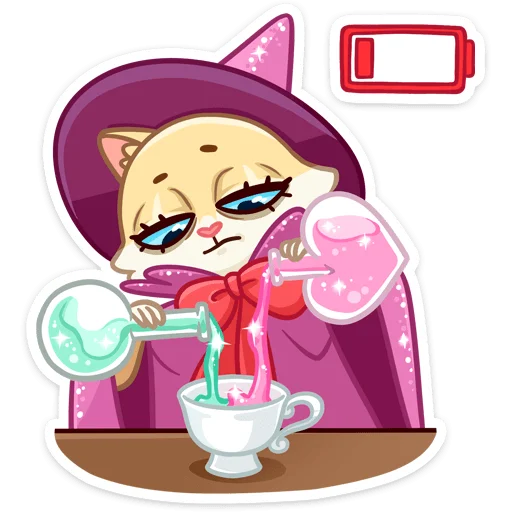 ☹️ Стикер «Виолетта» для Telegram