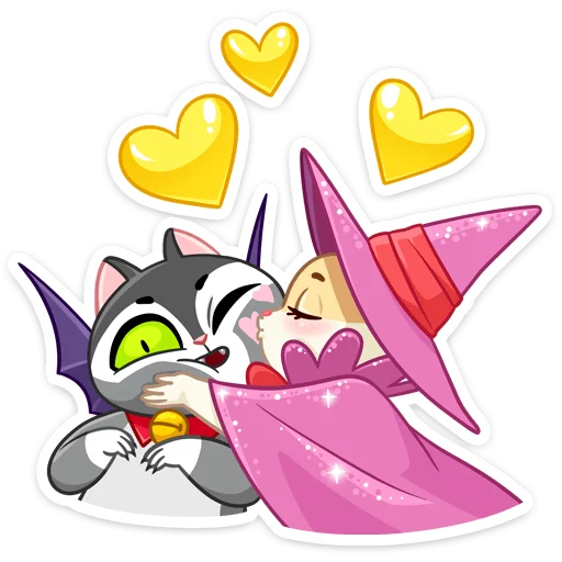 😽 Стикер «Виолетта» для Telegram