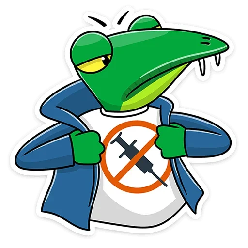🙅‍♂️ Стикер «Змеяна Водолеевна» для Telegram