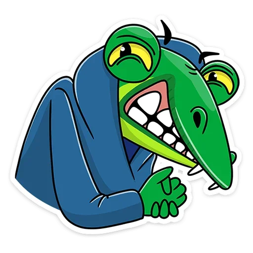 😈 Стикер «Змеяна Водолеевна» для Telegram