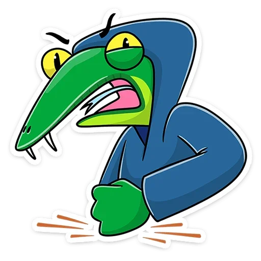 👊 Стикер «Змеяна Водолеевна» для Telegram