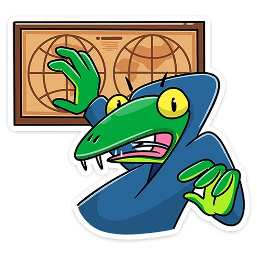🗺 Стикер «Змеяна Водолеевна» для Telegram