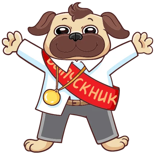 🥳 Эмодзи «Выпускной» для Telegram