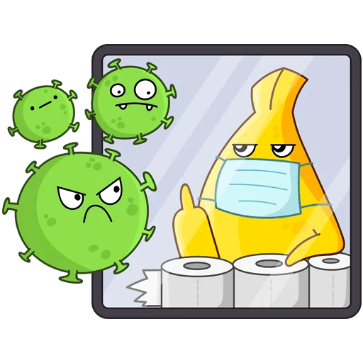 Стикерпак Virus для Telegram — скачать
