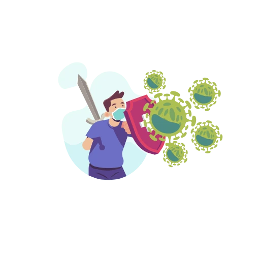 🗡 Стикер «Covid 19» для Telegram