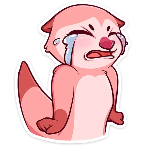 😭 Стикер «Виви и Уттер» для Telegram