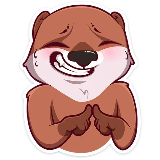🙁 Стикер «Виви и Уттер» для Telegram