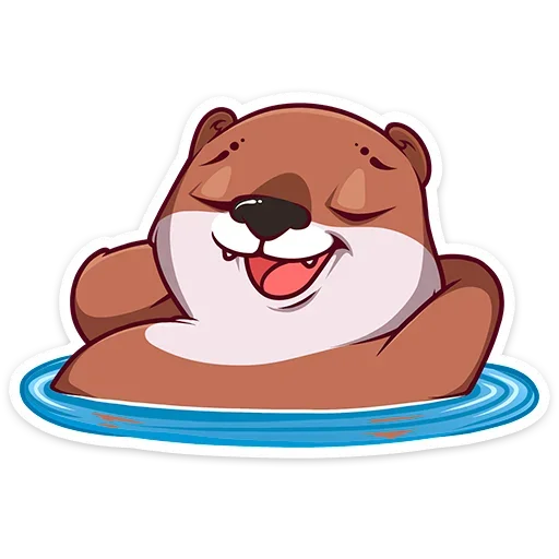 ☺️ Стикер «Виви и Уттер» для Telegram