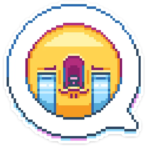 👾 Стикер «8 bit» для Telegram