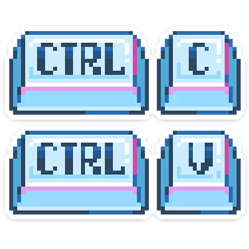 👾 Стикер «8 bit» для Telegram