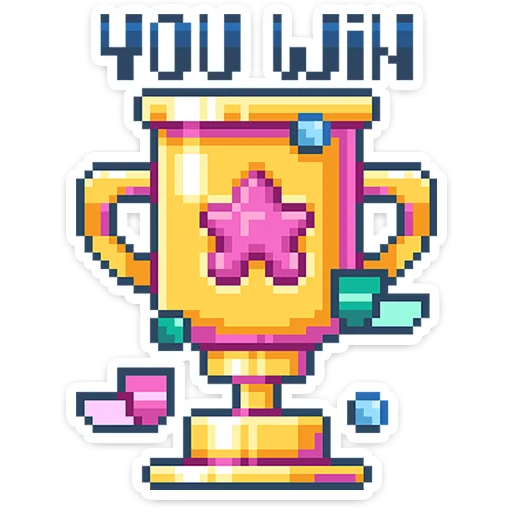 👾 Стикер «8 bit» для Telegram
