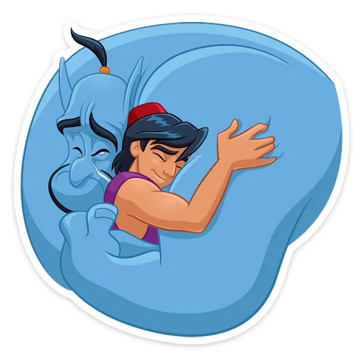 🫂 Стикер «Аладдин» для Telegram