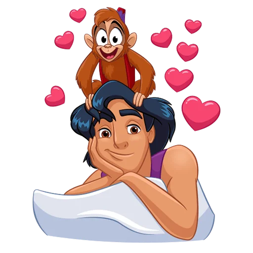 🥰 Стикер «Аладдин Без Текста» для Telegram