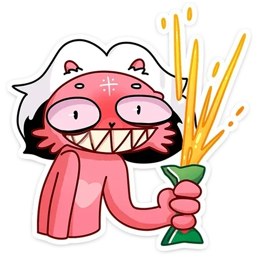 😈 Стикер «Ананася» для Telegram