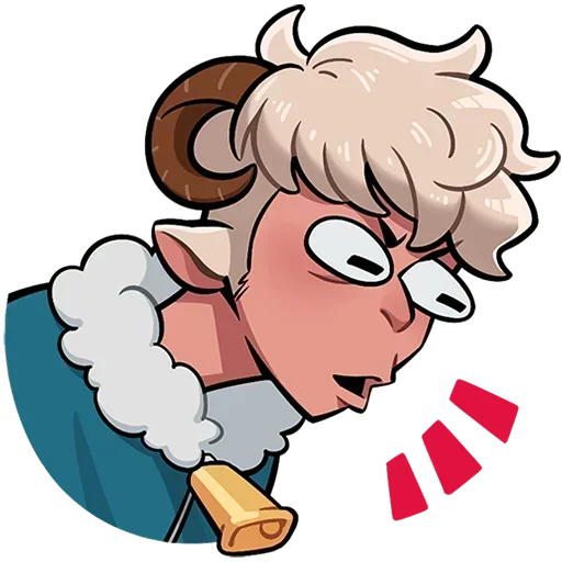 😱 Стикер «Ариес Без Текста» для Telegram