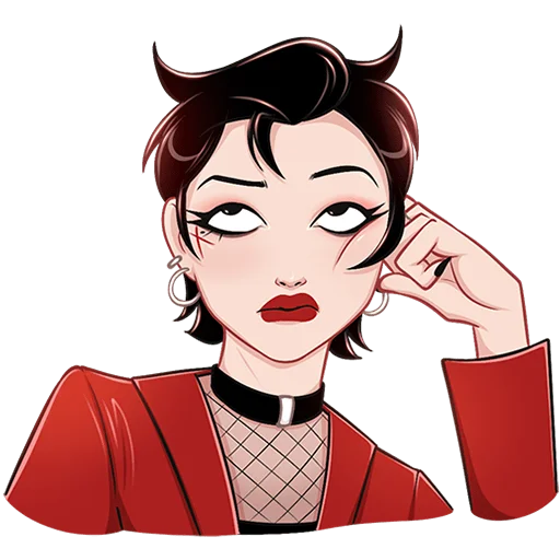 🙄 Стикер «Азазель Без Текста» для Telegram