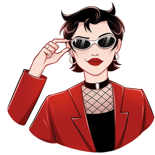 😎 Стикер «Азазель Без Текста» для Telegram