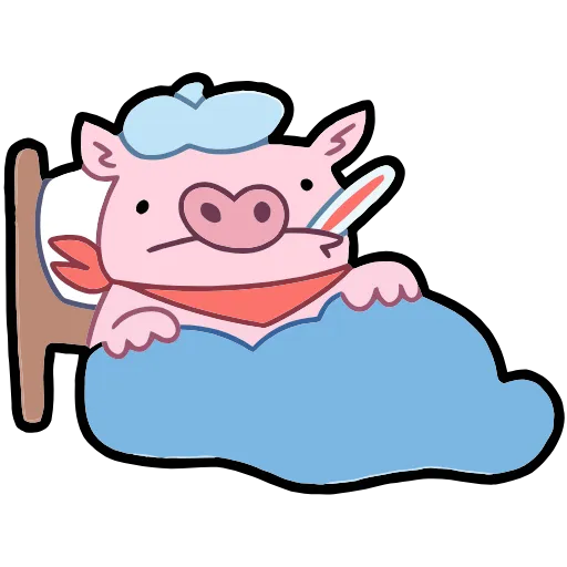 🤒 Эмодзи «Бекончик» для Telegram