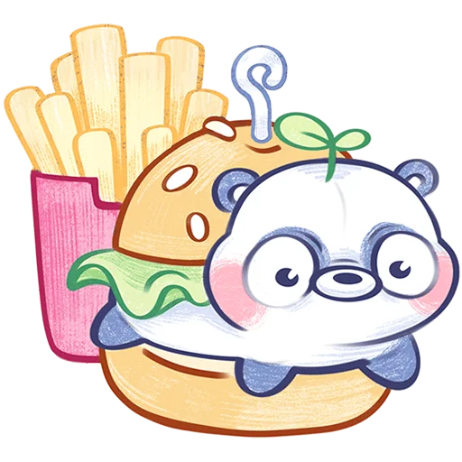 🍔 Стикер «Бамбулик Без Текста» для Telegram