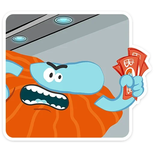 🤑 Стикер «Бодо Бородо» для Telegram