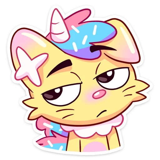 🤨 Стикер «Кэнди Кэт» для Telegram