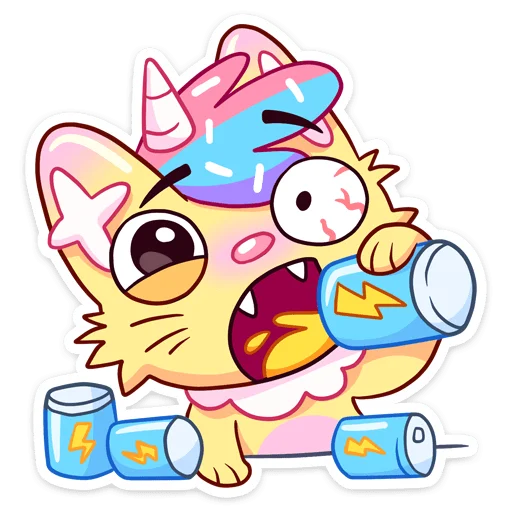 🤪 Стикер «Кэнди Кэт» для Telegram