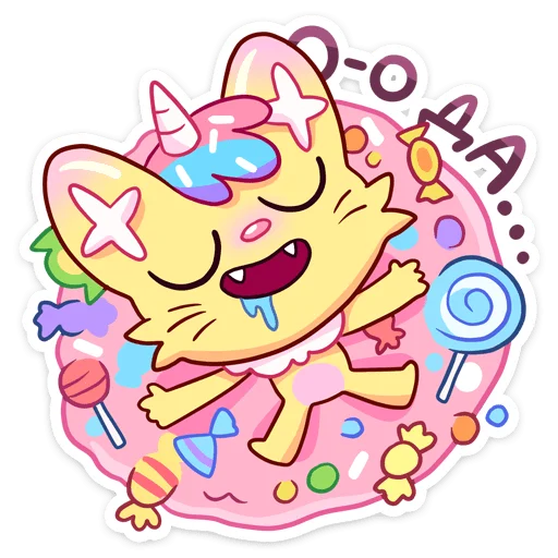 🤤 Стикер «Кэнди Кэт» для Telegram