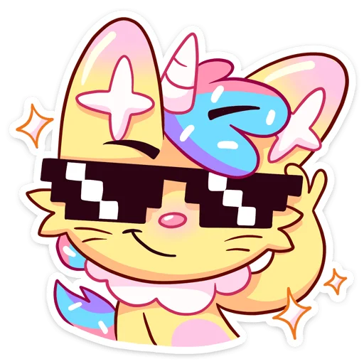 😎 Стикер «Кэнди Кэт» для Telegram