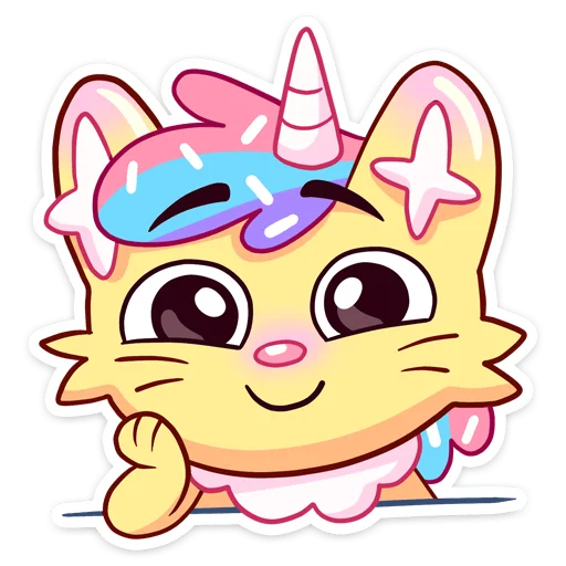 🙂 Стикер «Кэнди Кэт» для Telegram
