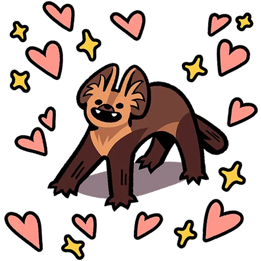 🥰 Стикер «Коготок Без Текста» для Telegram