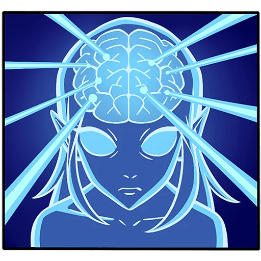 🧠 Стикер «Дьяволица 2 Без Текста» для Telegram