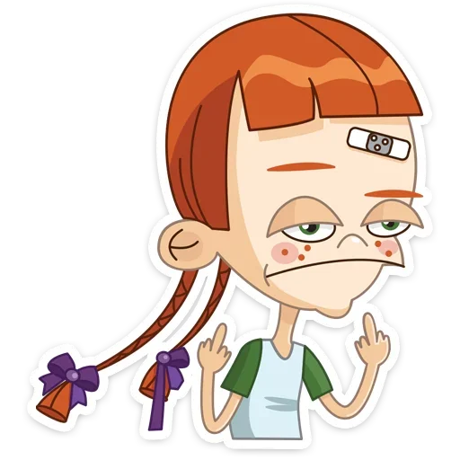 🖕 Стикер «Егоза» для Telegram