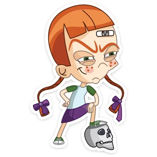 💀 Стикер «Егоза» для Telegram